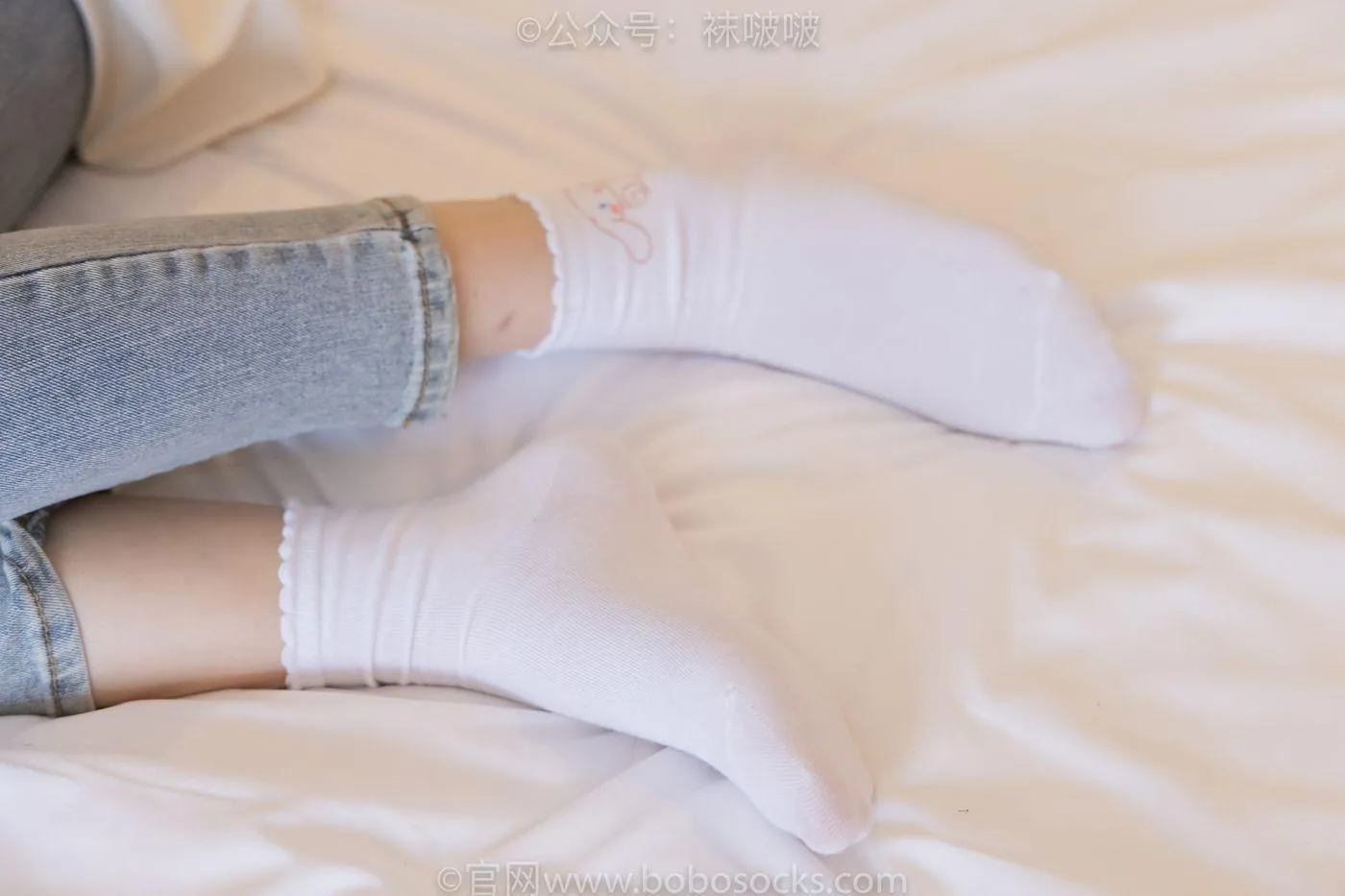 [BoBoSocks袜啵啵]NO.050 小甜豆-高跟长靴、白棉袜 [175P]插图1